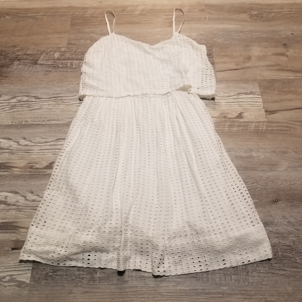 Madewell Cotton Eyelet Dress
